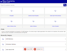 Tablet Screenshot of mitsunengg.com